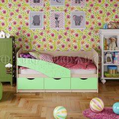 Кровать Бабочки (Салатовый матовый) 1600 в Камышлове - kamyshlov.mebel24.online | фото