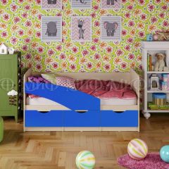 Кровать Бабочки (Синий матовый) 1800 в Камышлове - kamyshlov.mebel24.online | фото