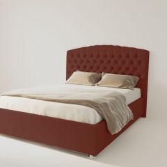Кровать Берлин без основания 900 (велюр бордо) в Камышлове - kamyshlov.mebel24.online | фото