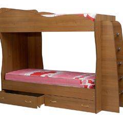 Кровать детская 2-х ярусная Юниор-1 (800*2000) ЛДСП в Камышлове - kamyshlov.mebel24.online | фото