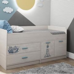 КАПРИЗ-16 Кровать 800 двухъярусная без рисунка в Камышлове - kamyshlov.mebel24.online | фото 2