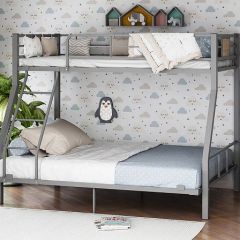Кровать двухъярусная "Гранада-1 140" Серый в Камышлове - kamyshlov.mebel24.online | фото