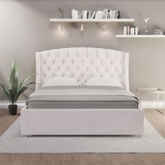 Кровать Франческа + Решетка+ПМ (1600) *БЕЗ ДНА в Камышлове - kamyshlov.mebel24.online | фото
