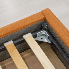 Кровать интерьерная Миа (1600) Купер 03/Кант Лайт 10 в Камышлове - kamyshlov.mebel24.online | фото 9