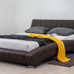 Кровать двойная Оливия 160 + ортопед. основание в Камышлове - kamyshlov.mebel24.online | фото