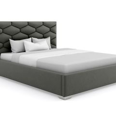 Кровать Коралл интерьерная +основание (120х200) в Камышлове - kamyshlov.mebel24.online | фото 9