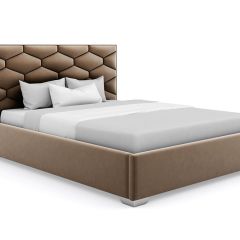 Кровать Коралл интерьерная +основание (120х200) в Камышлове - kamyshlov.mebel24.online | фото 11