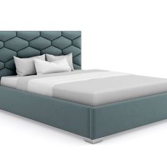 Кровать Коралл интерьерная +основание (120х200) в Камышлове - kamyshlov.mebel24.online | фото 14