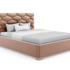 Кровать Коралл интерьерная +основание (80х200) в Камышлове - kamyshlov.mebel24.online | фото