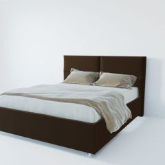 Кровать Корсика с ПМ 1200 (экокожа коричневая) в Камышлове - kamyshlov.mebel24.online | фото 2