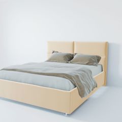 Кровать Корсика с ПМ 800 (экокожа бежевая) в Камышлове - kamyshlov.mebel24.online | фото 2