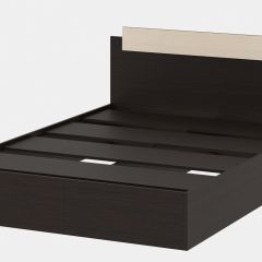 СОФИЯ Кровать КР 1400 (венге/дуб белфорт) щиты в Камышлове - kamyshlov.mebel24.online | фото