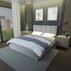 Кровать Мерида Решетка+ПМ+Дно (1200) в Камышлове - kamyshlov.mebel24.online | фото