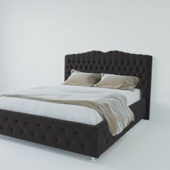 Кровать Нягань с ПМ 800 (экокожа кольт ч) в Камышлове - kamyshlov.mebel24.online | фото