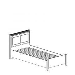 Кровать одинарная №249 Белла в Камышлове - kamyshlov.mebel24.online | фото 2