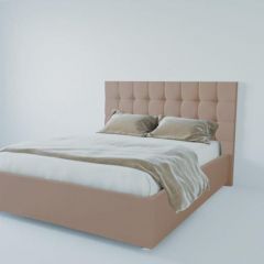 Кровать Венеция без основания 1400 (велюр серый) в Камышлове - kamyshlov.mebel24.online | фото