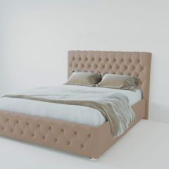 Кровать Версаль 1600 без основания (велюр серый) в Камышлове - kamyshlov.mebel24.online | фото