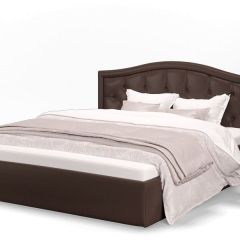 Кровать Стелла 1400*2000 + ПМ (Лесмо brown) коричневый в Камышлове - kamyshlov.mebel24.online | фото