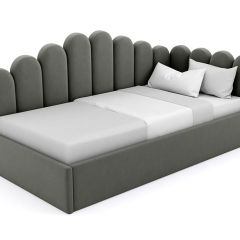 Кровать угловая Лилу интерьерная +основание (80х200) в Камышлове - kamyshlov.mebel24.online | фото 4