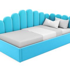 Кровать угловая Лилу интерьерная +основание (80х200) в Камышлове - kamyshlov.mebel24.online | фото 22