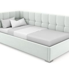 Кровать угловая Мия интерьерная +основание (120х200) в Камышлове - kamyshlov.mebel24.online | фото 5