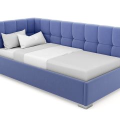 Кровать угловая Мия интерьерная +основание (120х200) в Камышлове - kamyshlov.mebel24.online | фото 9