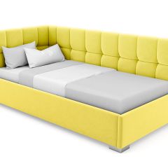 Кровать угловая Мия интерьерная +основание (120х200) в Камышлове - kamyshlov.mebel24.online | фото 13