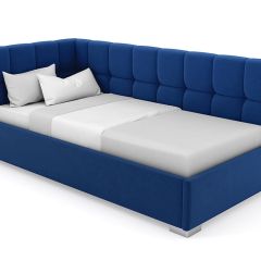 Кровать угловая Мия интерьерная +основание (120х200) в Камышлове - kamyshlov.mebel24.online | фото 16