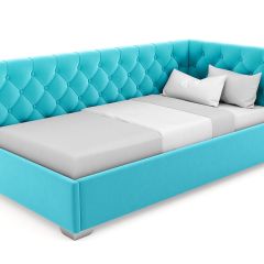 Кровать угловая Виола интерьерная +основание (80х200) в Камышлове - kamyshlov.mebel24.online | фото 6