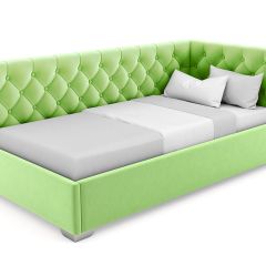 Кровать угловая Виола интерьерная +основание (80х200) в Камышлове - kamyshlov.mebel24.online | фото 14