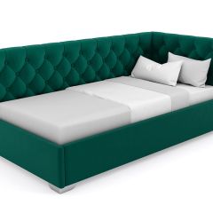 Кровать угловая Виола интерьерная +основание (80х200) в Камышлове - kamyshlov.mebel24.online | фото 15
