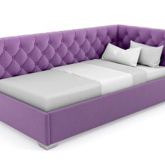 Кровать угловая Виола интерьерная +основание (80х200) в Камышлове - kamyshlov.mebel24.online | фото 20