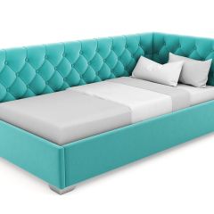 Кровать угловая Виола интерьерная +основание (80х200) в Камышлове - kamyshlov.mebel24.online | фото 21