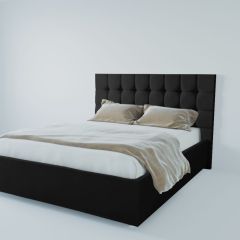 Кровать Венеция с ПМ 800 (экокожа кольт ч) в Камышлове - kamyshlov.mebel24.online | фото 2