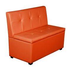 Кухонный диван Уют-1 (1000) Оранжевый в Камышлове - kamyshlov.mebel24.online | фото
