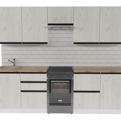 Кухонный гарнитур Амели мега 2500 мм в Камышлове - kamyshlov.mebel24.online | фото 3