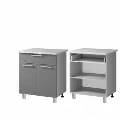 Кухонный гарнитур Айсбери 2.4 (белый/сонома) в Камышлове - kamyshlov.mebel24.online | фото 6