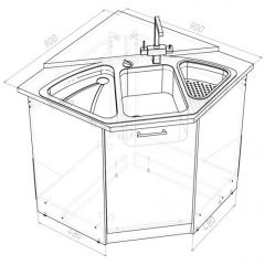 Кухонный гарнитур Лариса оптима 2 1500х1300 мм в Камышлове - kamyshlov.mebel24.online | фото 15