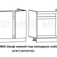 ЛИЗА-2 Кухонный гарнитур 1,6 Белый глянец холодный в Камышлове - kamyshlov.mebel24.online | фото 6