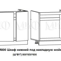 ЛИЗА-2 Кухонный гарнитур 2,0 Белый глянец холодный в Камышлове - kamyshlov.mebel24.online | фото 6