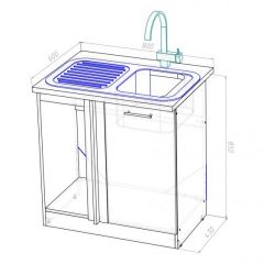 Кухонный гарнитур Надежда прайм 5 2300х1500 мм в Камышлове - kamyshlov.mebel24.online | фото 20