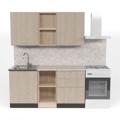Кухонный гарнитур Надежда стандарт 5 1600 мм в Камышлове - kamyshlov.mebel24.online | фото 3
