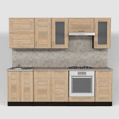 Кухонный гарнитур Ника базис 2400 в Камышлове - kamyshlov.mebel24.online | фото 3