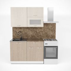 Кухонный гарнитур Ольга лайт 3 1200 мм в Камышлове - kamyshlov.mebel24.online | фото 3