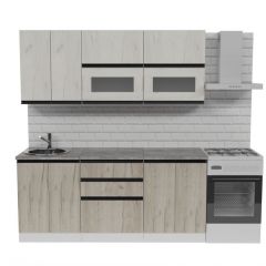 Кухонный гарнитур Паола макси 1800 мм в Камышлове - kamyshlov.mebel24.online | фото 3