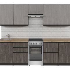 Кухонный гарнитур Симфония мега 2500 мм в Камышлове - kamyshlov.mebel24.online | фото 3