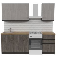 Кухонный гарнитур Симфония стандарт 1600 мм в Камышлове - kamyshlov.mebel24.online | фото 3