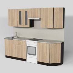 Кухонный гарнитур Симона базис 2400 в Камышлове - kamyshlov.mebel24.online | фото 2