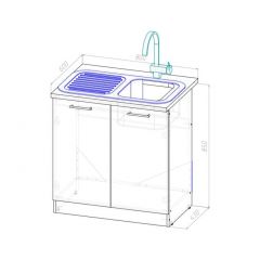 Кухонный гарнитур Виола 3000 мм в Камышлове - kamyshlov.mebel24.online | фото 20