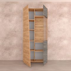 Модульная гостиная Аллегро-10 (дуб крафт золотой-камень темный) в Камышлове - kamyshlov.mebel24.online | фото 5